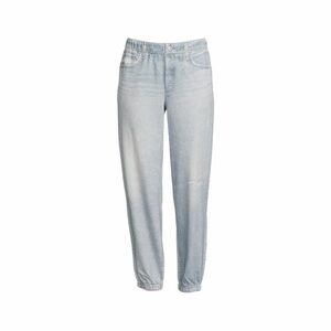 ECRU Distressed Denim-Print Joggers - NWOT - L